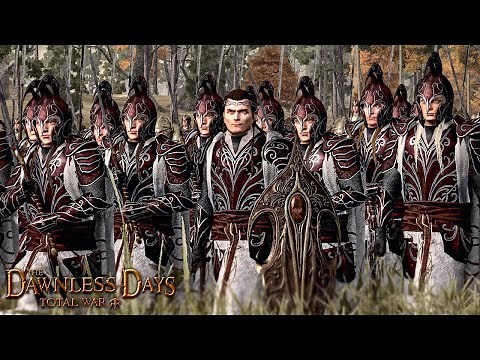 Elves of Eregion VS Orcs of Gundabad | 20,000 Units | Lord Of The Rings Cinematic Battle