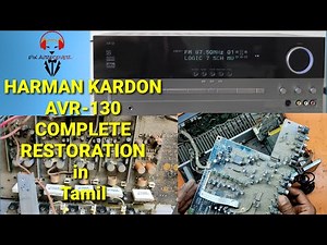Harmon Kardon HK AVR-130 DTS Receiver Restoration Or Recovered From Dead #AVReceiver #harmon kardon