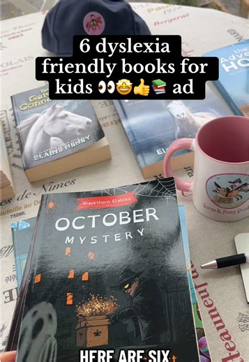 6 dyslexia friendly books for kids 👀🤩👍📚 ad #dyslexiaawareness #kidsbook #dyslexia