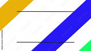 Video presentation intro card in a colorful modern style. 4k video template for infographics and business presentations