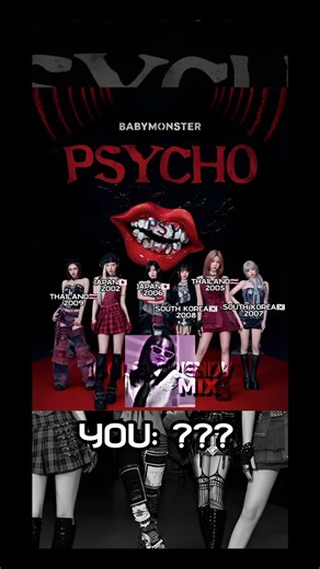 BABYMONSTER MEMBERS (COUNTRY & BIRTHYEAR) 🇯🇵🇹🇭🇯🇵🇰🇷🇰🇷🇰🇷🇹🇭