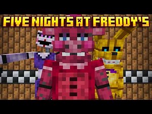 THIS NEW VANILLA STYLED MINECRAFT FNAF ADDON GOT A SMALL UPDATE! (FNAF Props and Stuff Mod Showcase)