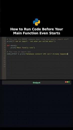 How to Run Code Before Your Main Function Even Starts #import