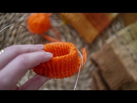 How to knit a folded cuff for socks.