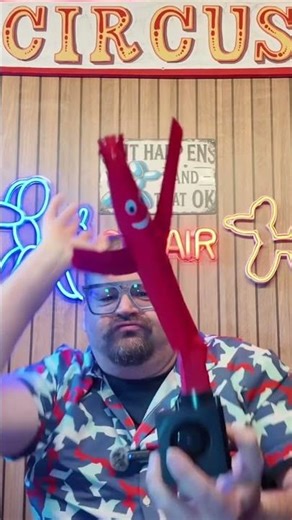 Learn to make a fun air dancer balloon hat