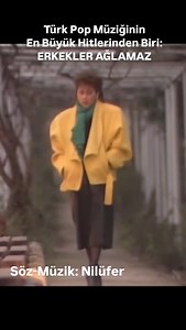 1.9K views · 1.8K reactions | Türk Pop Müziğinin en büyük hitlerinden biri: ERKEKLER AĞLAMAZ Söz-Müzik: Nilüfer Düzenleme: Osman İşmen Albüm: #BirSelamYeter - 1985 #Nilüfer #ErkekleAğlamaz #HitSongs #trending #Türkçepop #popüler #popmusic #popmüzik #pop #klip #clip | Diva Nilüfer | Facebook