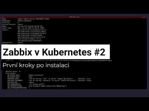 Zabbix v Kubernetes – první kroky po instalaci