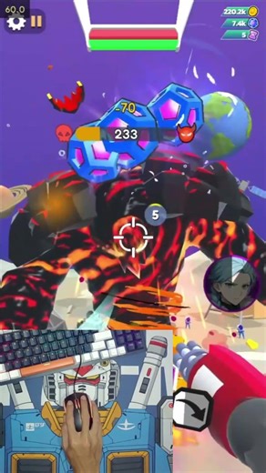 GIANT CRUSHER! 🔥🧱 Super Weapon vs Lava Giant | Mechangelion Shorts
