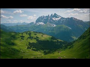 4K Alpine Scenery 🌿 | اجعل شاشتك تنبض بالحياة مع خلفية طبيعية ساحرة