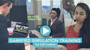 Gamified Simulation Training for Call Centers