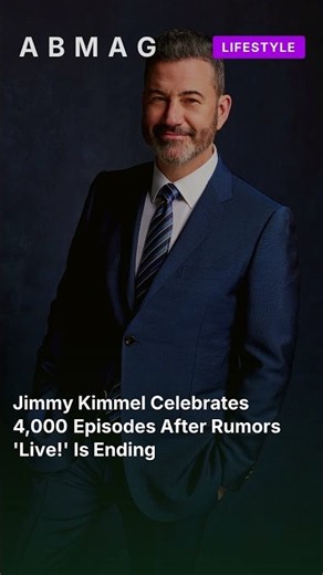 Jimmy Kimmel Celebrates 4,000 Episodes After Rumors 'Live!' Is Ending #shorts