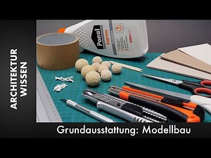 Equipment for architectural studies: Model making - What you really need + costs [Architectural k...
