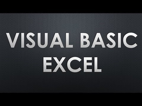 Visual Basic de Excel 1.0: Inicio