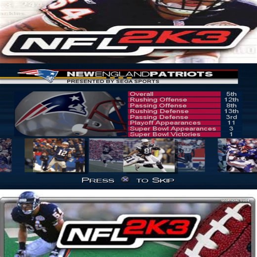 3.2K views · 41 reactions | NFL 2K3 NFL 2K3 features ESPN broadcast presentation, with player introductions, game highlights, replays, and scores displayed in the famous ESPN style. We Need A Resurgance On All Platforms!!!! #videogames #arcade #nfl2k #madden #sports #gaming | Retro-Entertainment TV | Facebook