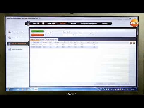 Digital manifold testo 570: Using the PC-software EasyKool (8/8) | Be sure. Testo