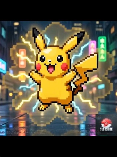 This looks good for 8-bit #shorts #pokemon #pikachu #transformation
