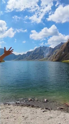 Beautiful Mt. Pinatubo Crater. #travel #adventure #short #shorts #shortvideo #vulcano #tour