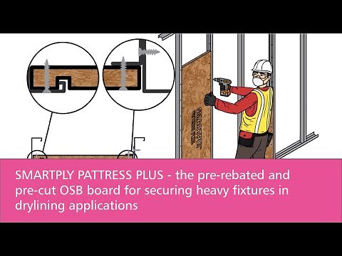 SMARTPLY PATTRESS PLUS - The Pre-Cut, Pre-Rebated OSB Panel for Pattressing