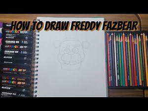 How To Draw Freddy Fazbear! FNAF Drawing Tutorial!