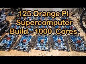 Let's build 125 Pi Cluster Supercomputer | How to build a SBC Cluster with Raspberry Pi or Orange Pi