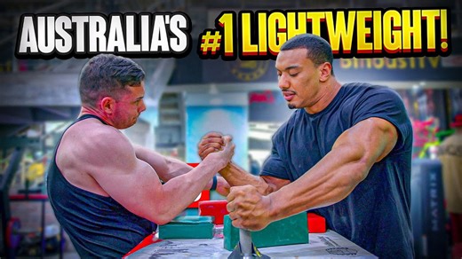 Inside the grip of a champion: Australia’s top lightweight arm wrestler