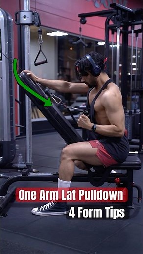 4 Steps to Maximize your One Arm Lat Pulldowns ⚠️ #lats