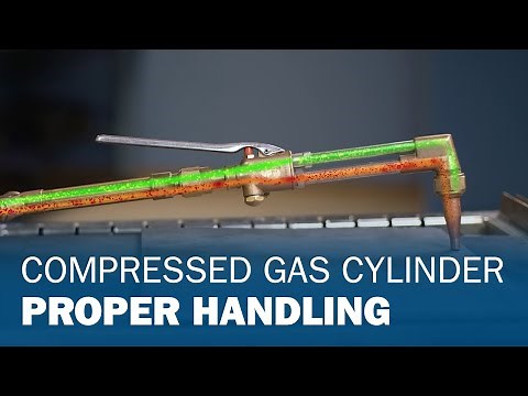 Proper Handling of Compressed Gas Cylinders