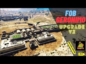 FOB GERONIMO ARMY CAMP MLO |BUNKER MLO | ARMY CAMP MLO | QBCORE | FIVEM QBCORE | YMAPS