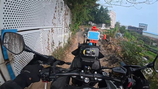 【摩托】450MT改装前后牙盘（15t 41t）加速ok，转速降低明显