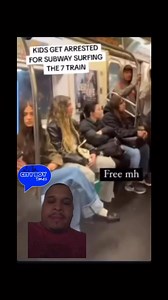 Caught riding the risk — NYC kid arrested for subway surfing on the 7 train.What starts as a thrill can end in handcuffs. The MTA and NYPD aren’t playing when it comes to subway stunts.⸻Hashtags:#SubwaySurfing #7Train #NYCNews #MTAChronicles #CityBoyTimes #TrainTrouble #UrbanAlert #StreetNews #ViralNYC #OnlyInNYC #NYPD #SubwaySafety #cityboytimesdaily #UndergroundNYC #TransitWatch | Gomez V Omar
