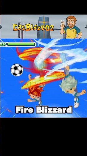 Fire Blizzard VS Dimensional Hand (Inazuma Eleven NDS)