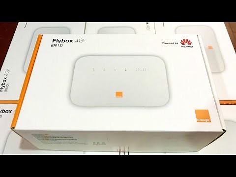 Huawei Orange Flybox B612 4G+ Router Unboxing And Setup