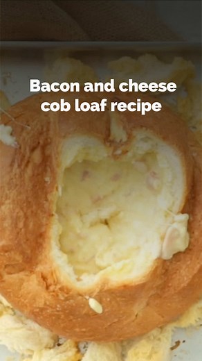 Cheesy Bacon Cob Loaf Recipe for Parties