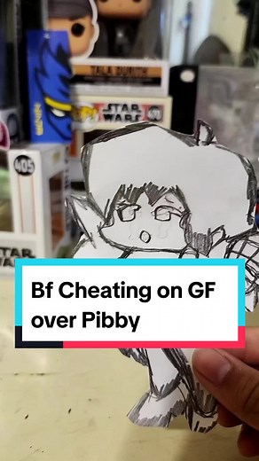 Bf is cheating on GF over Pibby #fridaynightfunkin #gffnf #bfnf #fnfkatiy #fnfpibby #pibby