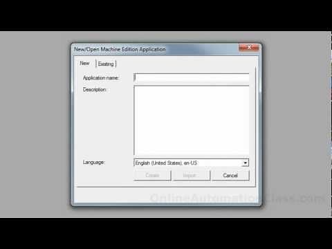 ALLEN BRADLEY FACTORYTALK VIEW ME 5.0 - CREATE AND CONFIGURE A NEW APPLICATION