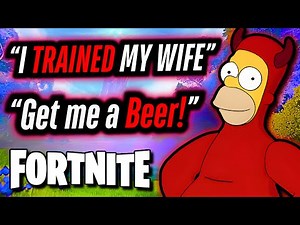 Pretending to be a DRUNK DAD in Fortnite Voice Chat...