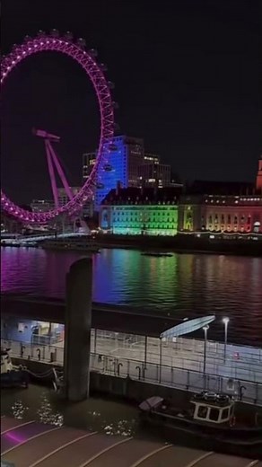 London Eye Nighttime Magic 🎡