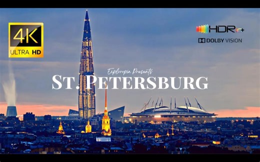【4K航拍】俄罗斯 圣彼得堡 St Petersburg, Russia 🇷🇺