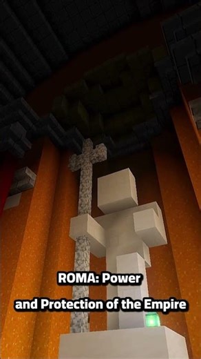 These Giant Roman Statues in Minecraft are INSANE #minecraft #statues #build