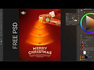 How I Designed This Stunning Christmas Ad Flyer in Photoshop + Free PSD File Download