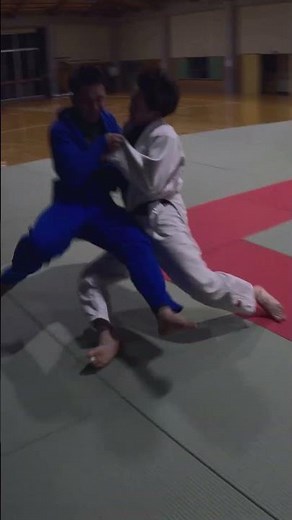 Judo Tani Otoshi Ippon! Perfect Counter from Front Feint #judo #randori