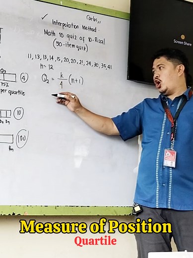 Understanding Measure of Position in Ungrouped Data