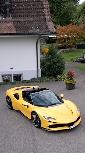 Cruise into November with our Pre-Owned of the Month This 2021 #FerrariSF90Stradale was specified through the #Ferrari Atelier program in the striking and desirable extra range color of Giallo Triplo Strato, complemented by a Nero interior. The specification plate shows a variety of carbon fiber extras, including the engine cover, rear diffuser, underdoor cover and door panels, Driver Zone LEDS, instrument cover, front spoiler, and racing seats. Sparingly used, it has covered just 7’500 kilomete