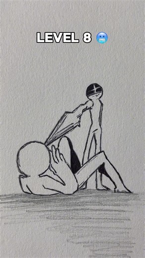 How to Draw Stickman in Different Levels✨