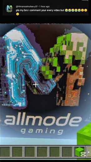 Made the MOST POWERFUL Minecraft LOGO 😱🔥designed this