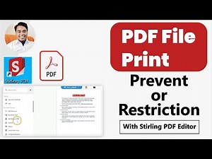 Protect PDF file from printing | Lock pdf from printing