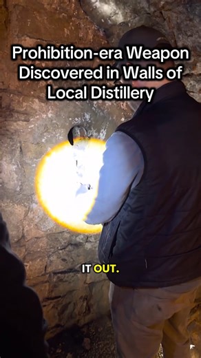 Hidden history… prohibition era weapon discovered in local distillery with connections to Al Capone… #history #thingsfoundinwalls #colt #prohibition #alcapone | WGN TV