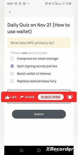 Xenea Wallet Quiz Answers Today | 21 NOVEMBER 2025 | Xenea Daily Quiz Solutions | Earn Rewards Fast