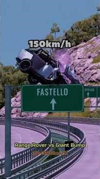 Range Rover vs. GIANT Speed Bump (30km/h - 240km/h) 🚀💥