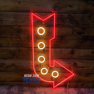 Marquee Arrow Custom LED Neon Sign, Bar Decor Neon Sign, LED Arrow Marquee Sign Wall Art, Glowing Arrow Sign, Decorated in Bars and Shops - Etsy UK